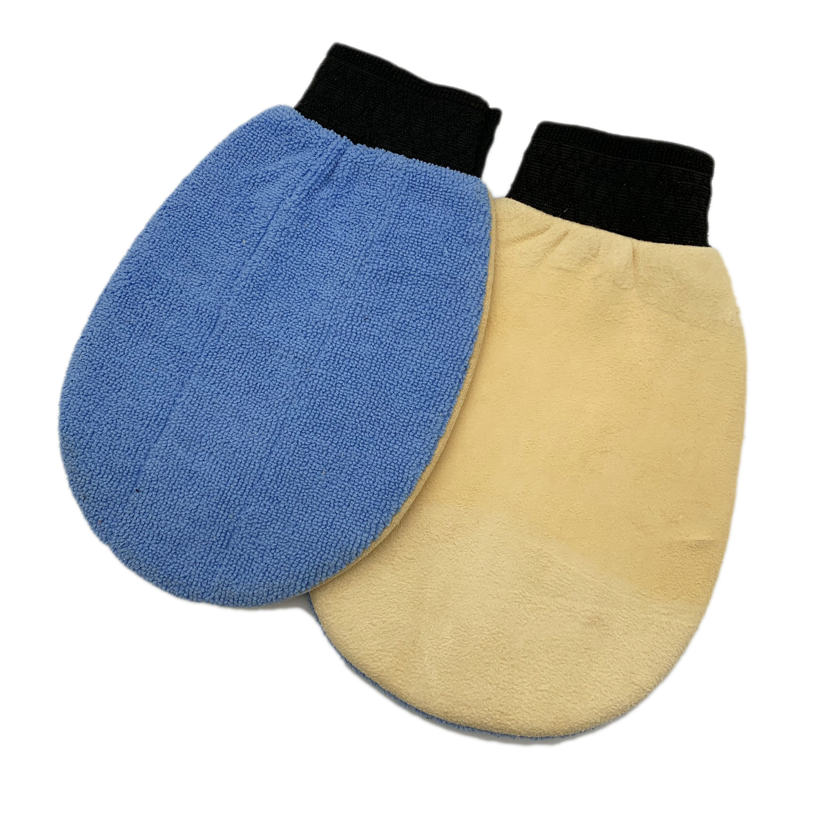 Microfibre/chamois wash mitt round