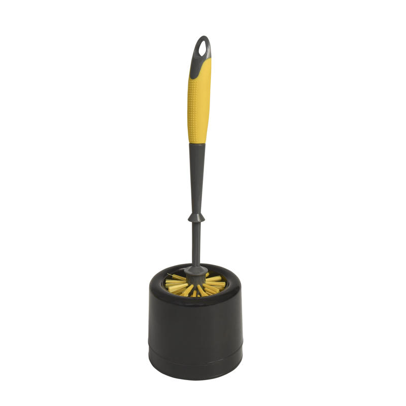 Toliet brush with holder
