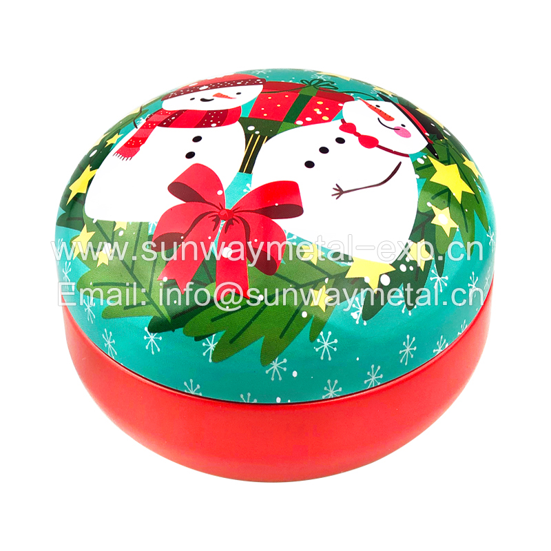 Christmas tin box luxury cosmetic box