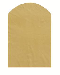 Natural chamois leather, French cut