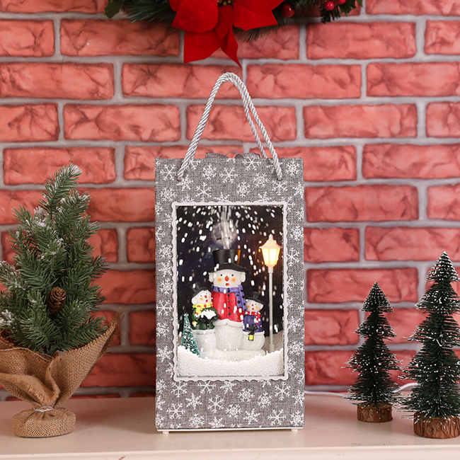 Snowing christmas gifts