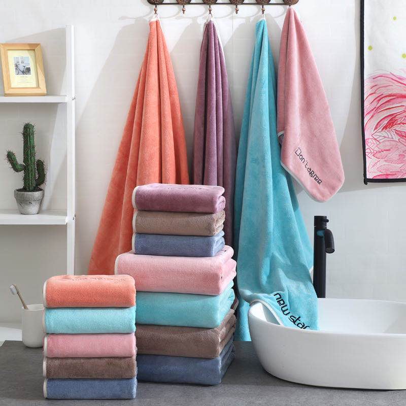 Coral fleece towel