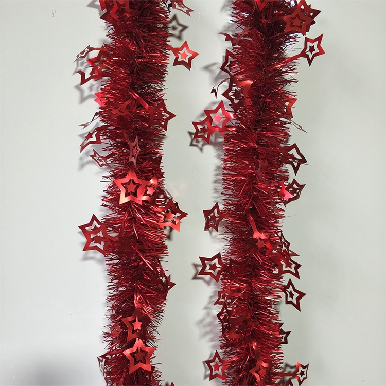 Christmas Festival Decorations Shiny Hanging PET Tinsel