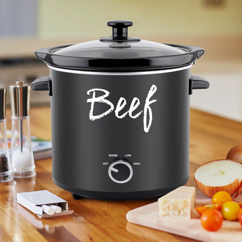 Multi Electric Stainless steel Round Slow Cooker CROCK POT 3.5L Kitchenware