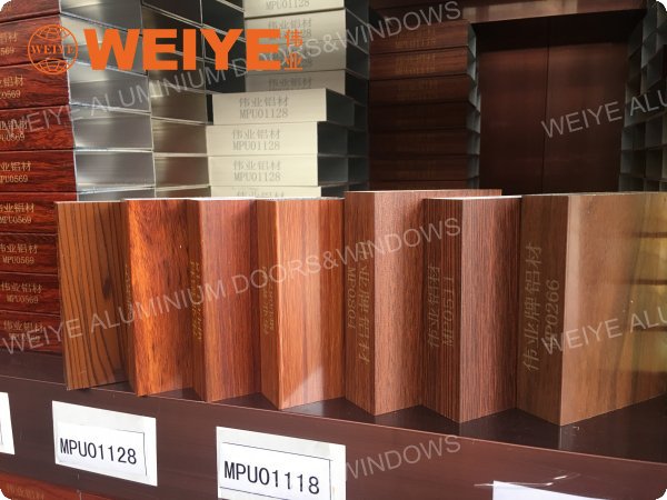 Wooden finish profiles