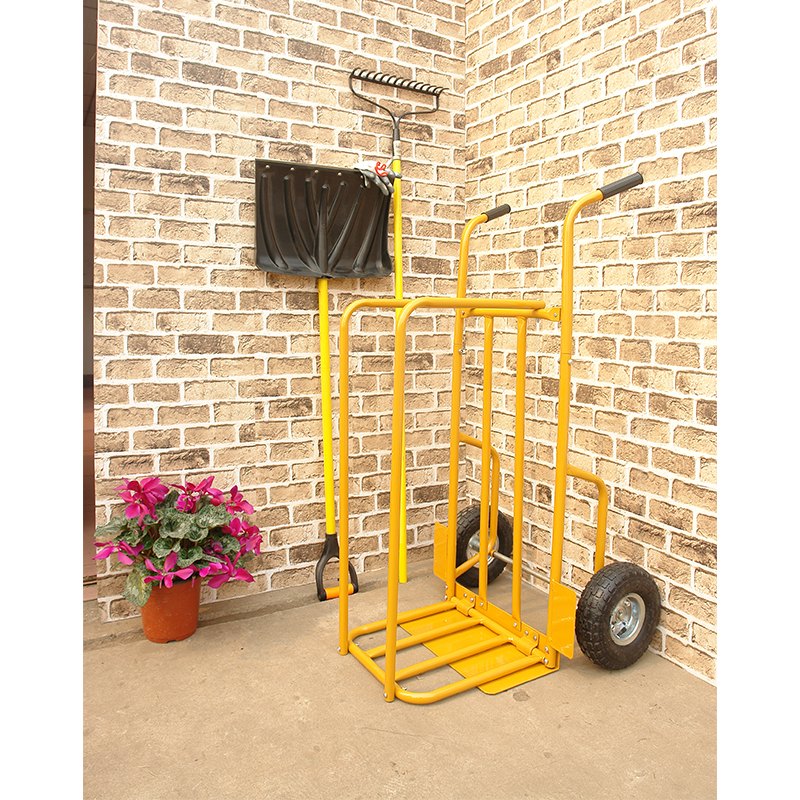 Log Caddy with pneumatic wheel