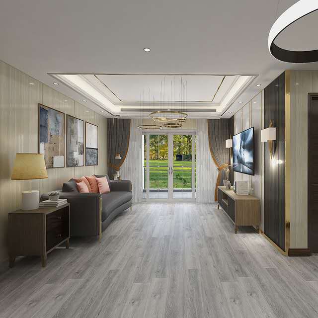 SPC Flooring waterproof Fireproof click lock spc flooring tile