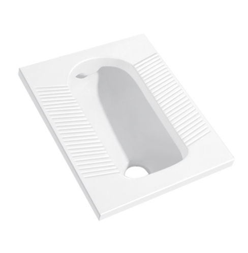 Ceramic squatting pan