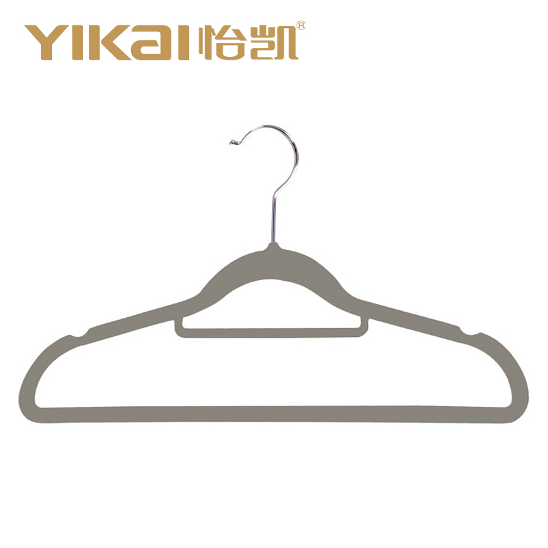 YIKAI space saving hot sale ABS rubber coated shirt hanger
