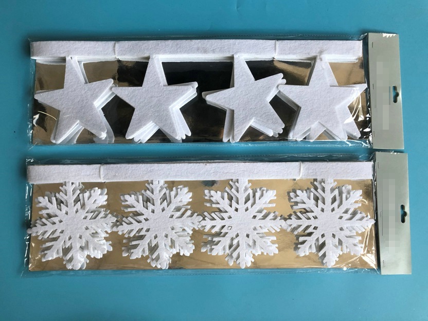 2m Star Garland / 2m Snowflake Garland