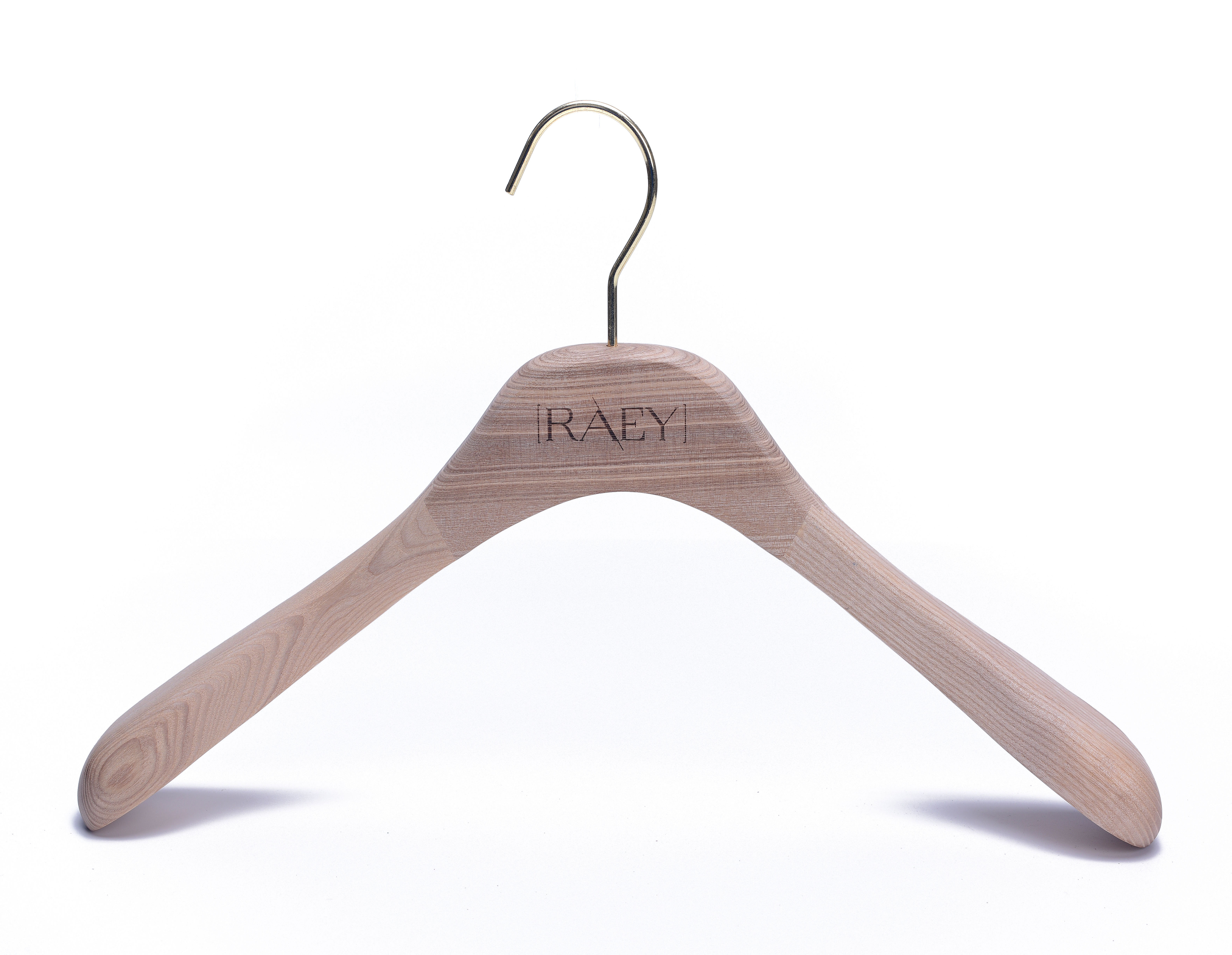 Luxury ash wooden suit hanger
