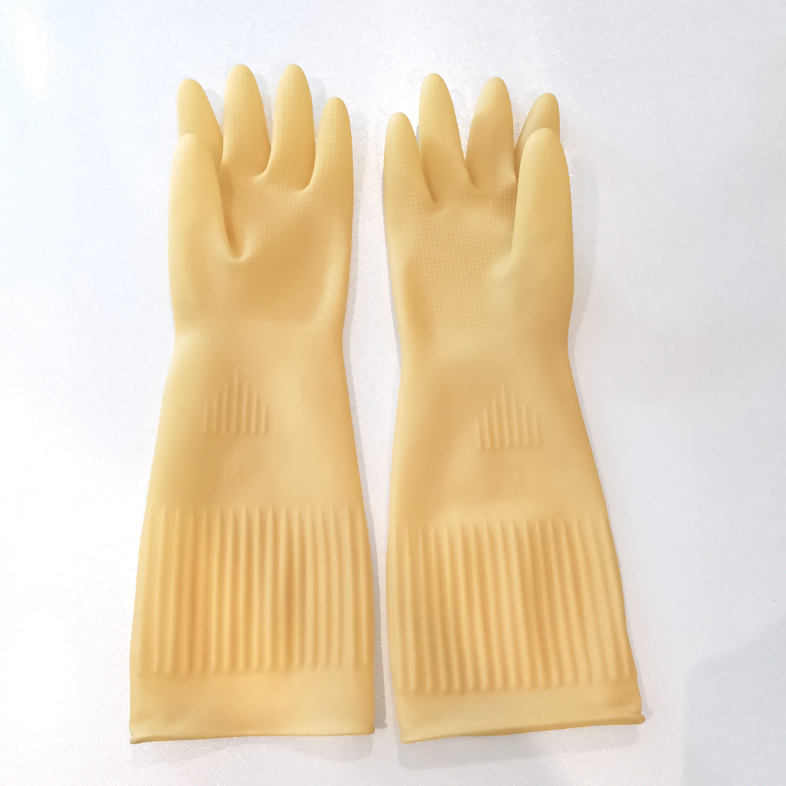 Xingli 38cm natural top quality household latex gloves