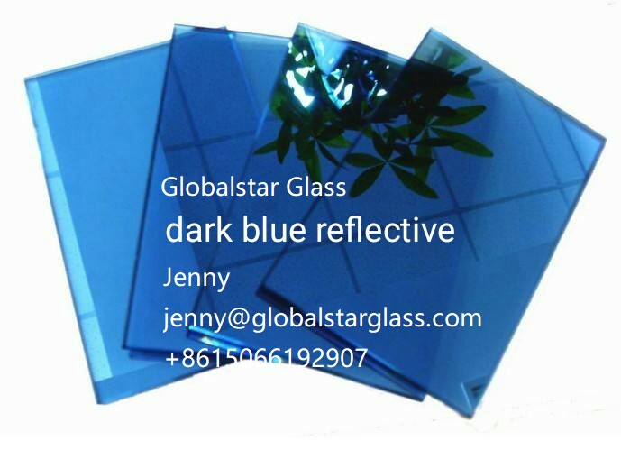 4mm/5mm/5.5mm/6mm dark blue/blue/sapphire/saphire reflective glass/one way mirror glass