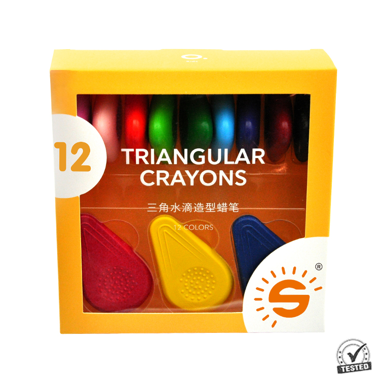 triangular crayons