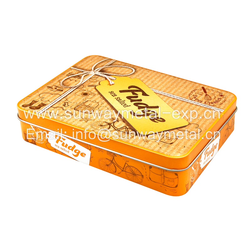 Gift tin box Food/card box