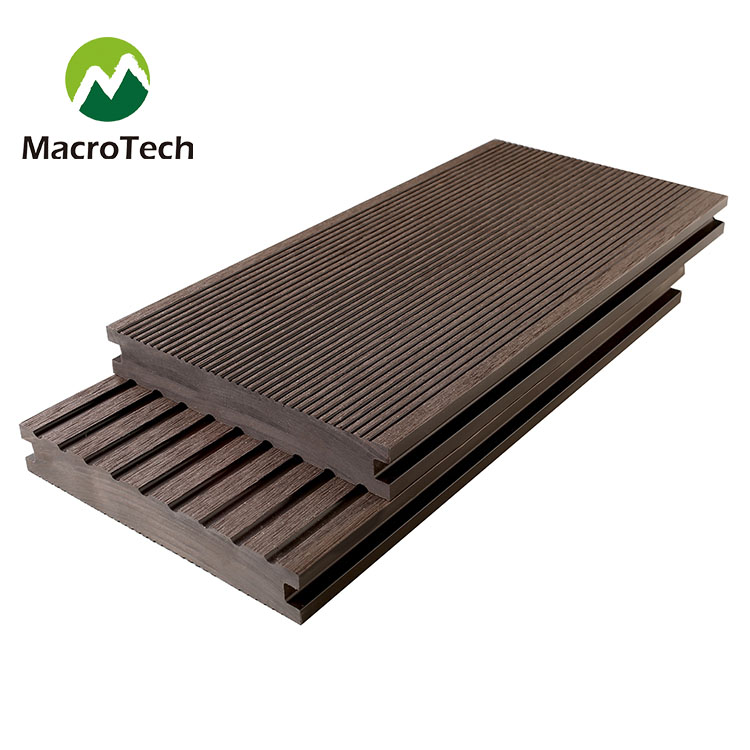 150x25mm double-sided groove solid wood plastic composite outdoor floor
