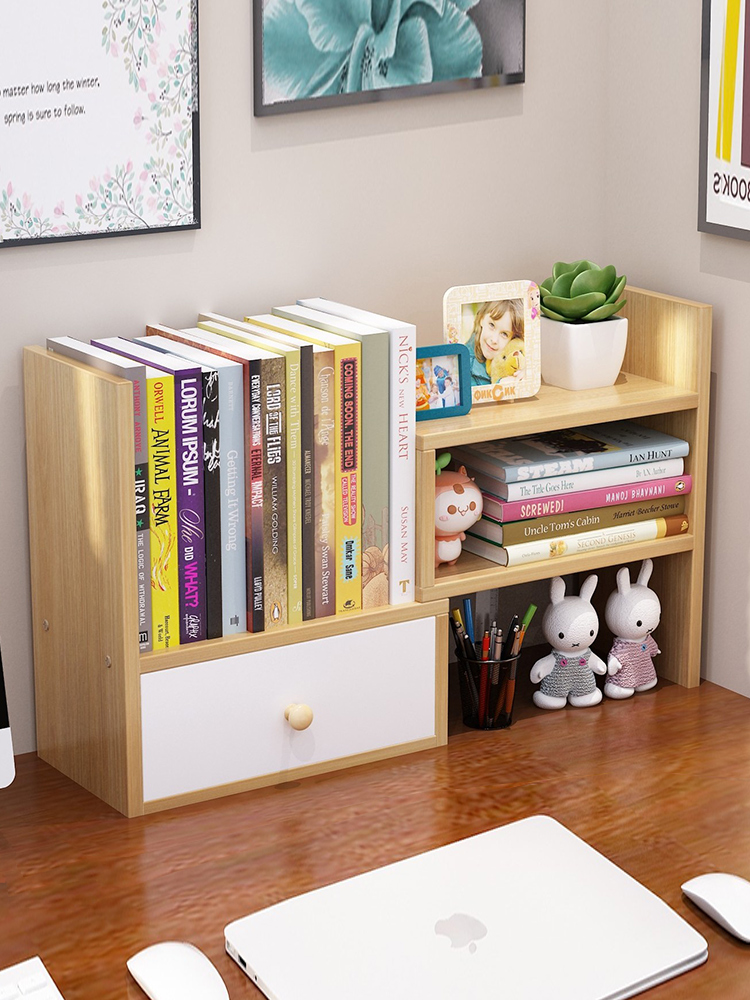 Storage rack simple desk small bookshelf