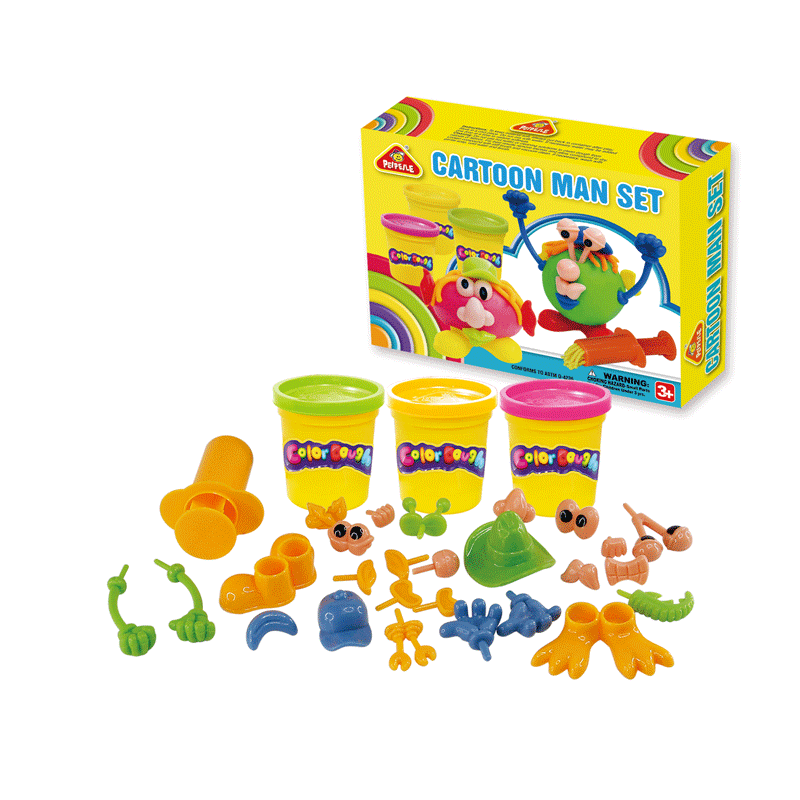Dough Cartoon Man Set
