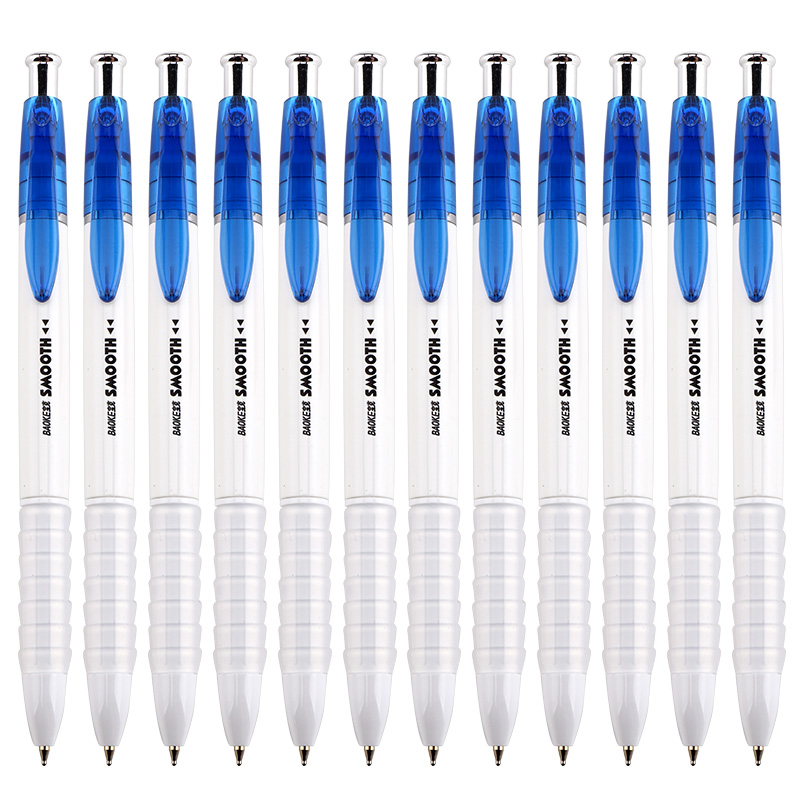 B57 oil based gel pen retractable 0.7mm black red blue ink student exam and office use Environmental ballpoint pen
