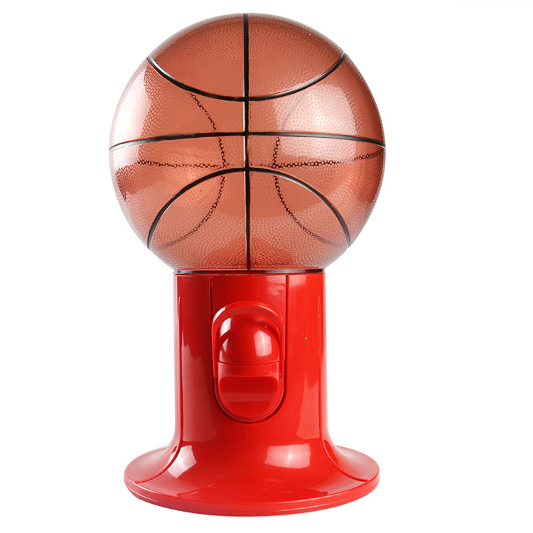 Basketball snack dispenser
