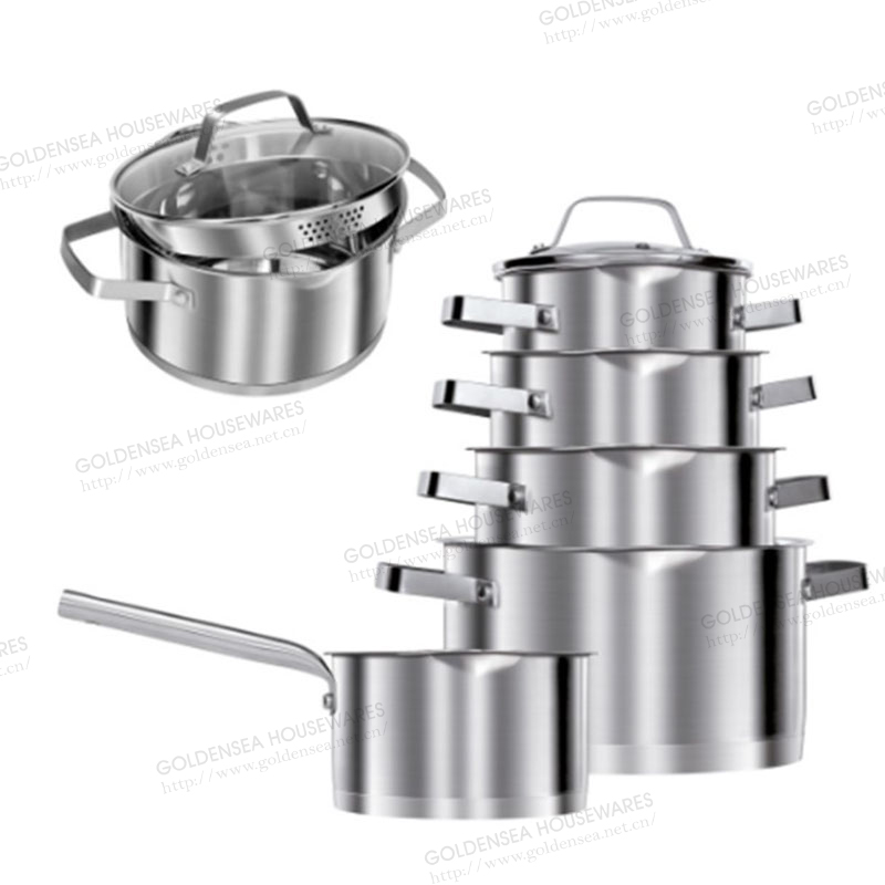 Stainless steel cookware set