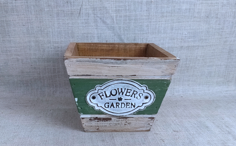 Wood planter