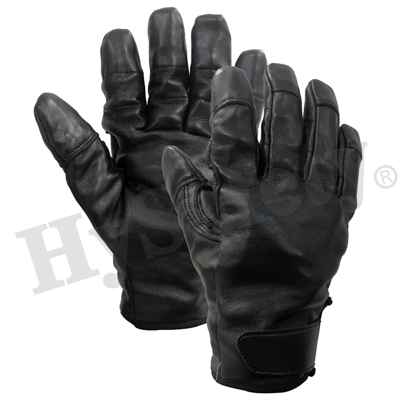 Needle puncture resistant gloves, ASTM F2878-10 glove, leather glove