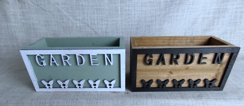 Wood planter