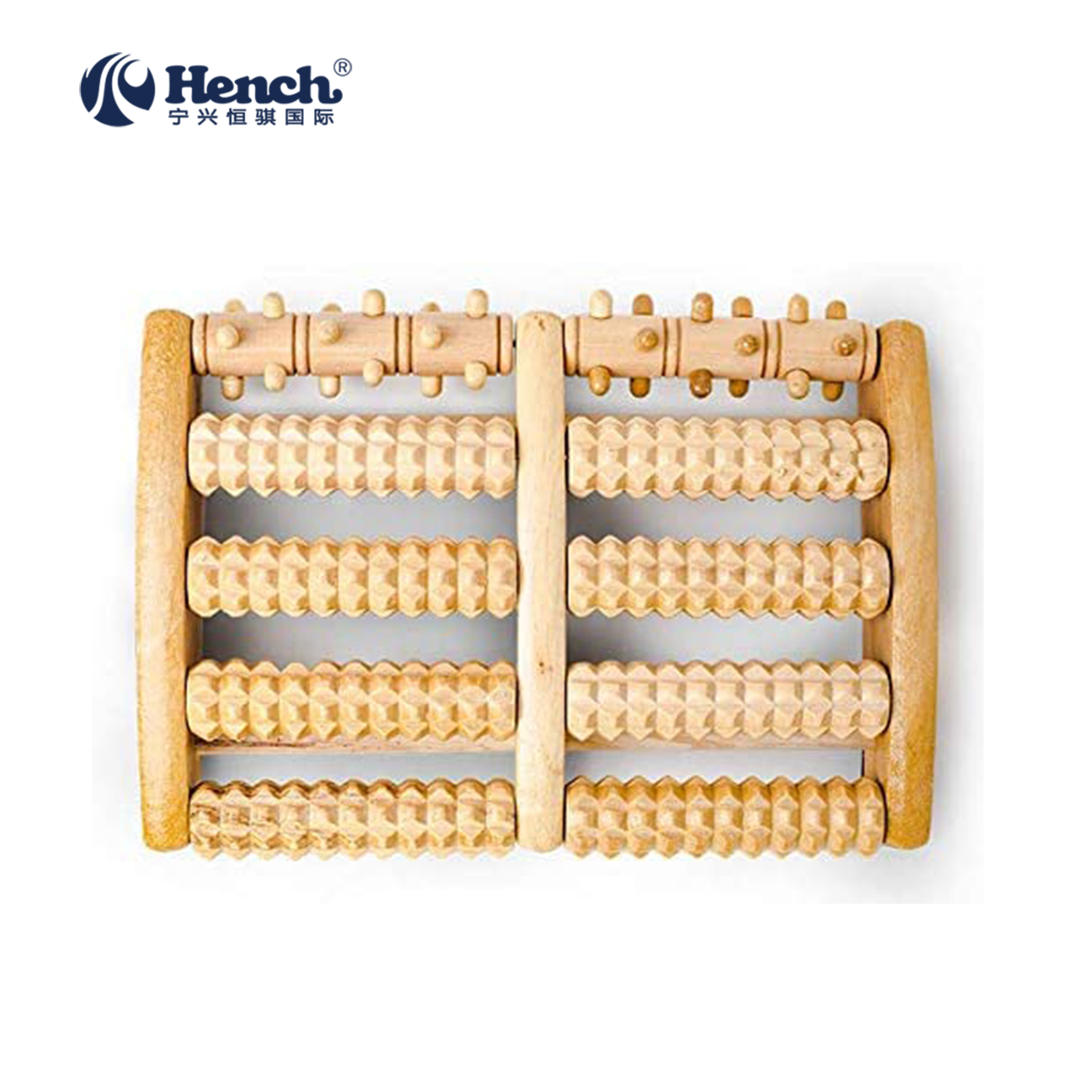 dual wooden roller massager