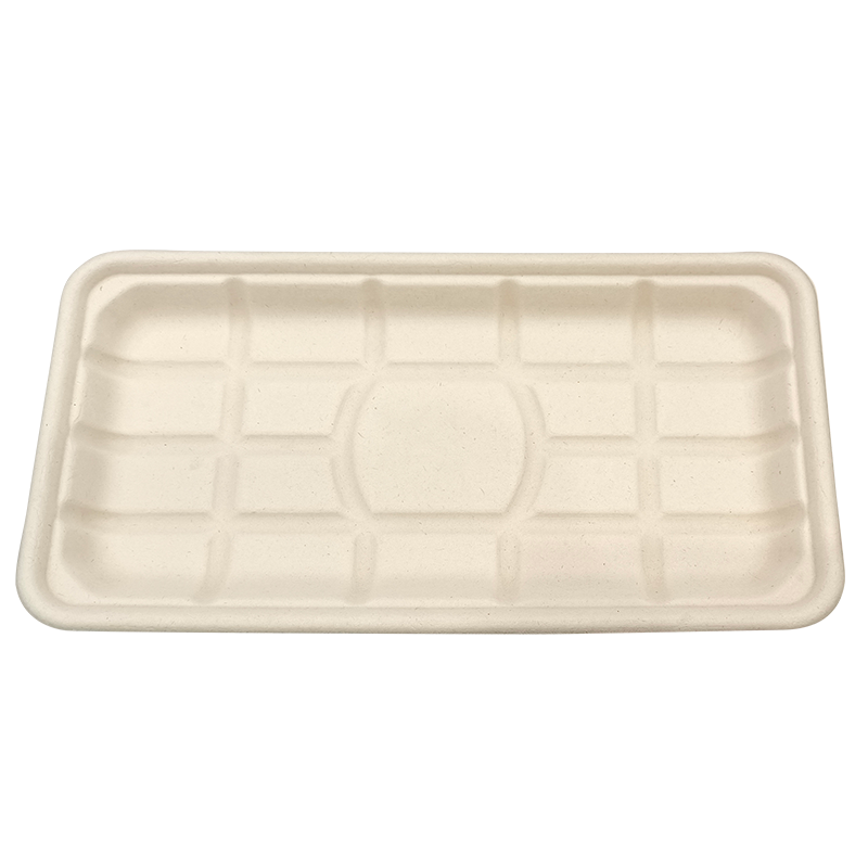 Sugarcane Bagasse Tray(274*149*18.5mm)