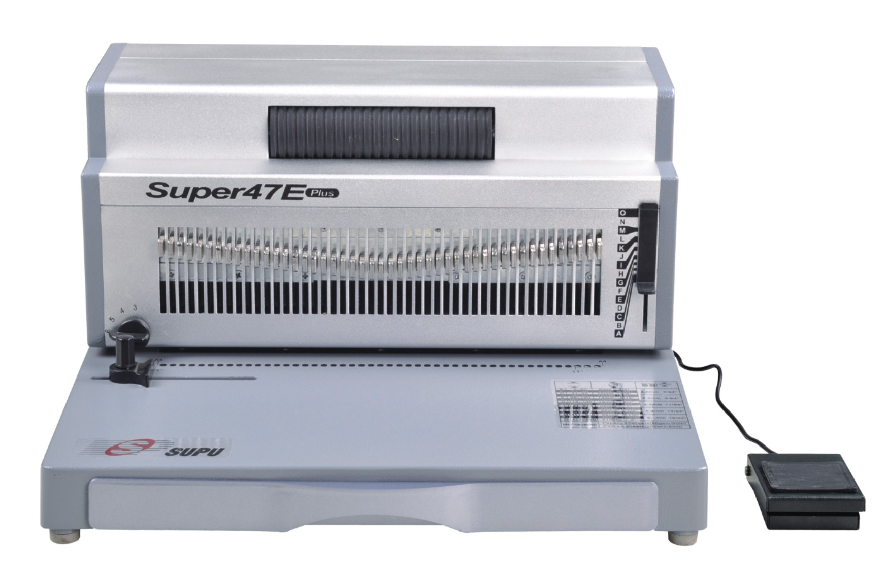 Heavy Duty Electric Spiral Coil Binding Machine SUPER47E PLUS