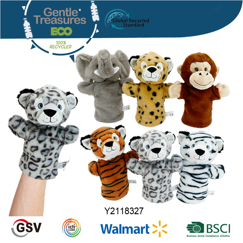 Eco wild animals Hand puppets GTST PLUSH TOY（Y2118327）