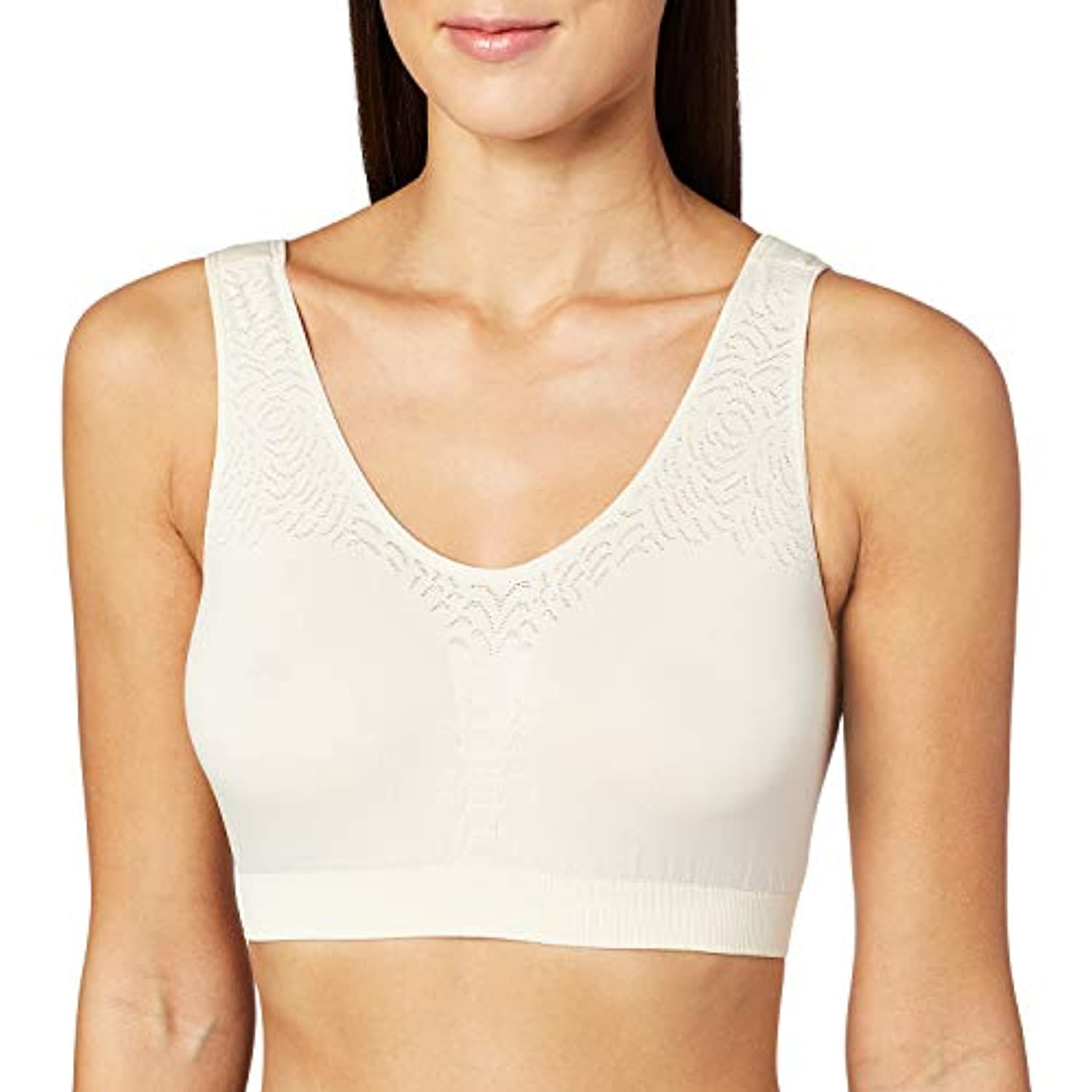V Neck Padded Bralette Adjustable Straps