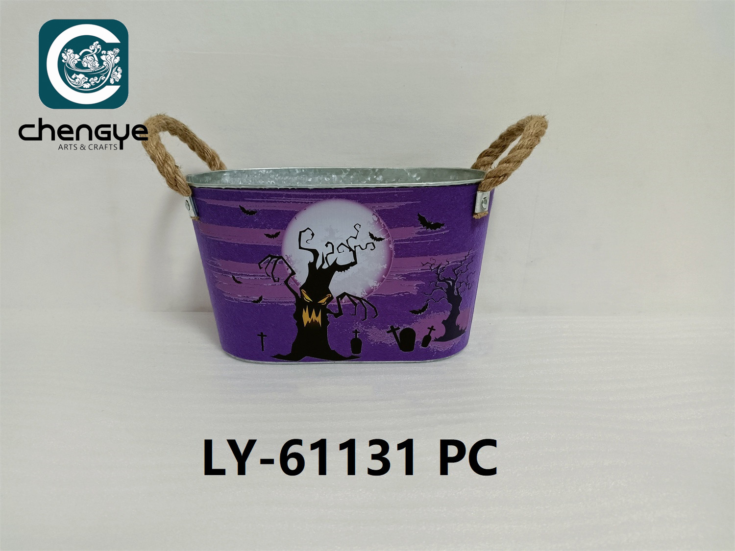 METAL BUCKET, Halloween,STORAGE