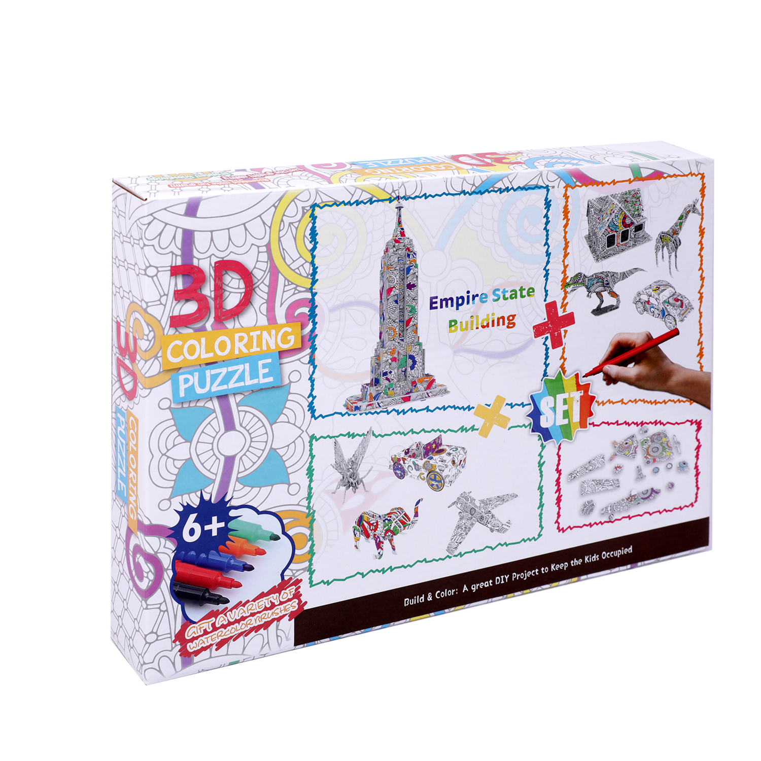 DIY Coloring Puzzle