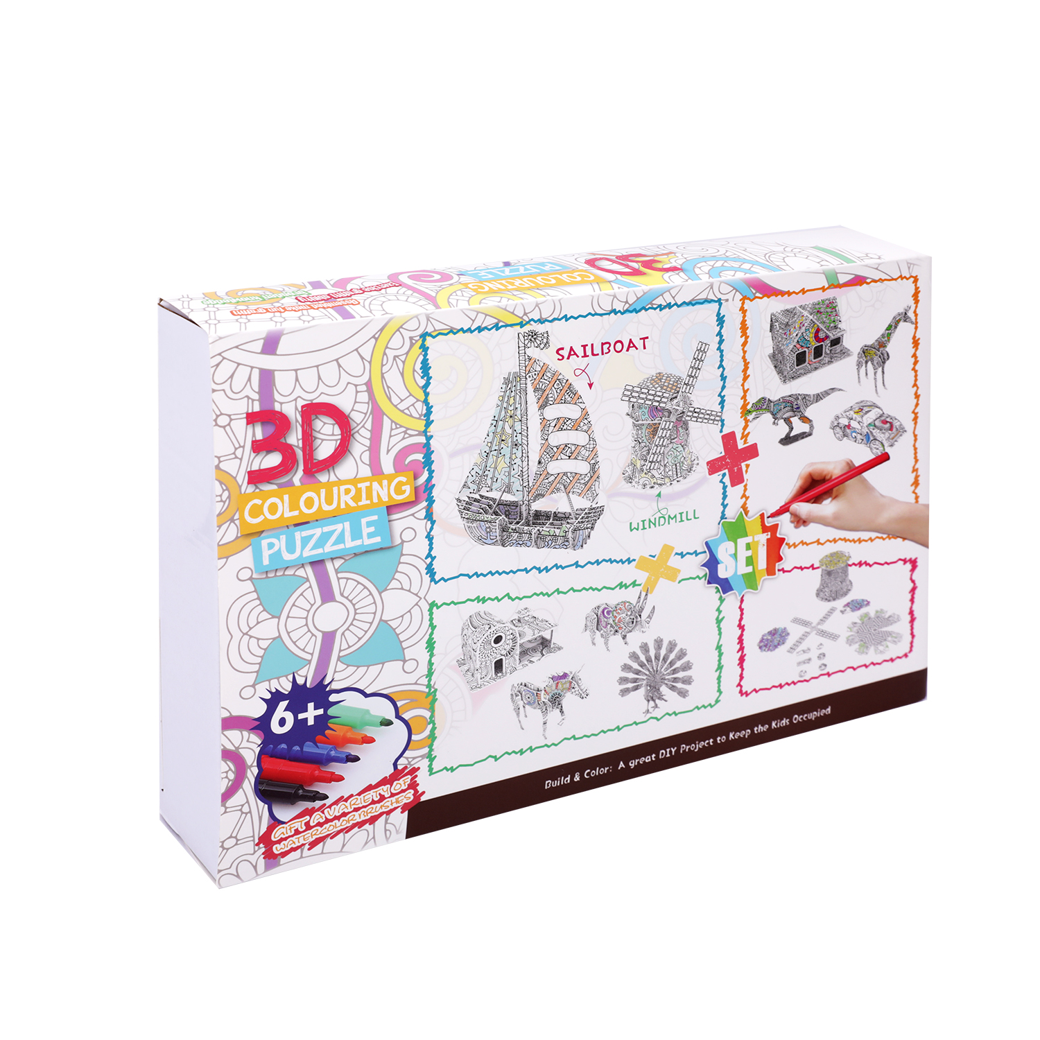 DIY Coloring Puzzle