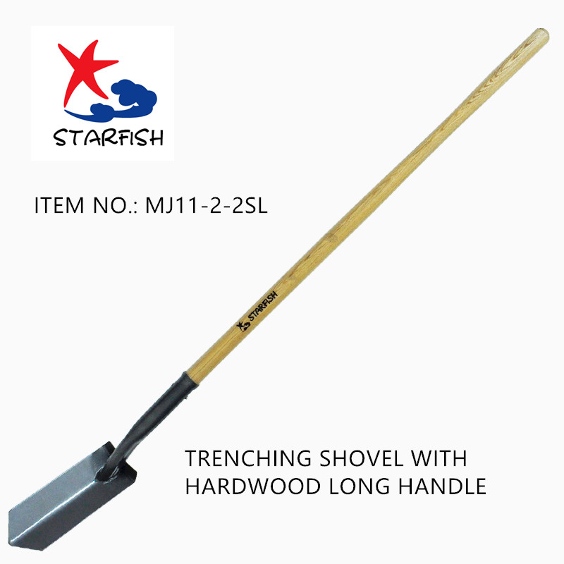 Trenching Shovel With Hardwood Long Handle
