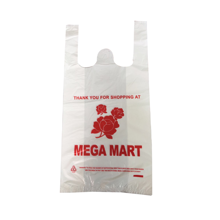 Disposable plastic vest bag