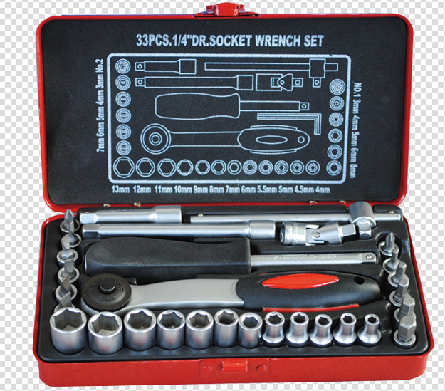 33pcs,1/4"Socket Sets