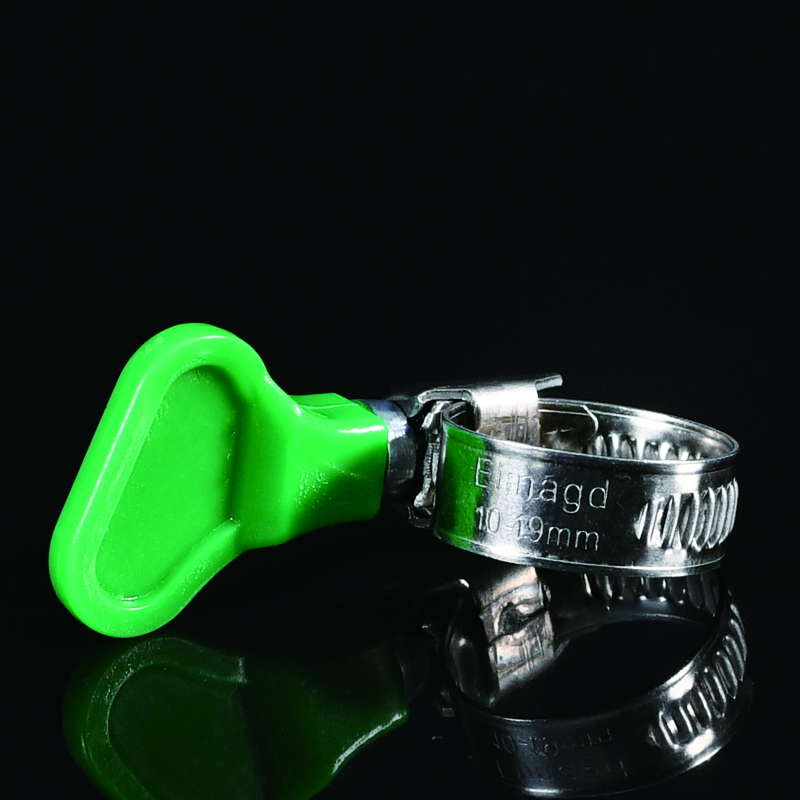 Handle drive hose clamp