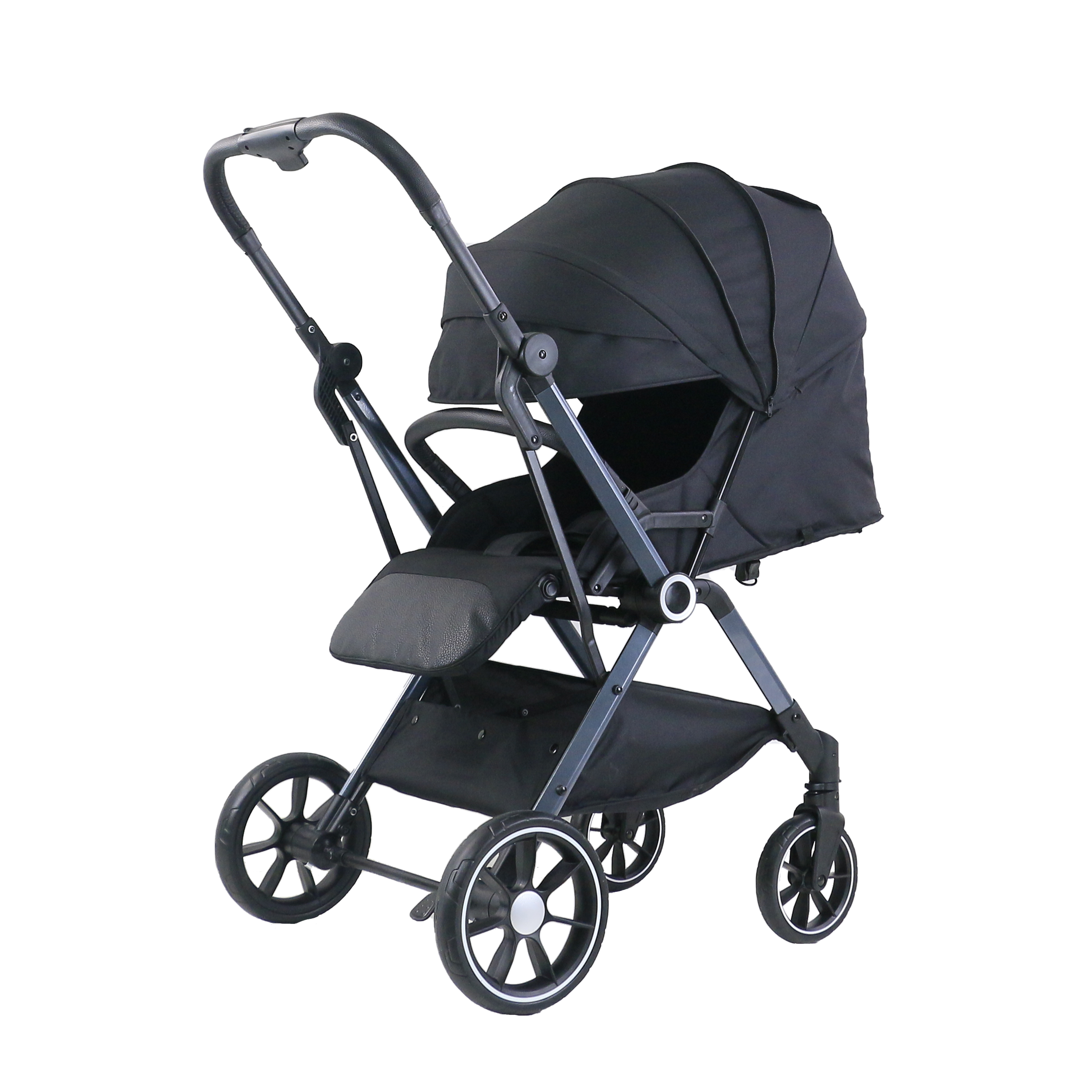 Sagebaby T900 aluminum bidirectional high landscape baby stroller widen seat 3 in 1
