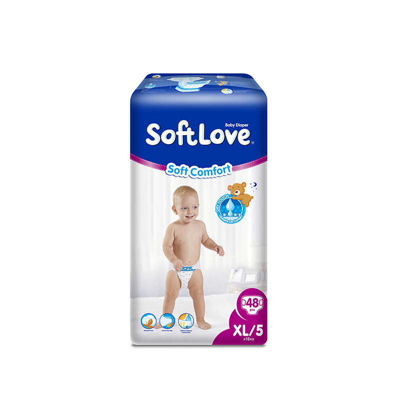 SoftLove Soft Comfort diapers breathable XL size 48pcs