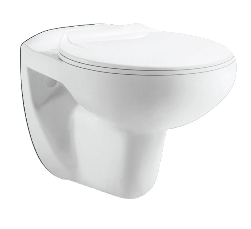 Economic rimless ceramic wall hung Toilet wall mounted toilet