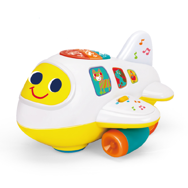BABY TOYS CHILDREN TOYS Bump 'n Go Learning Plane with Music/Universal Plane toys PLASTIC TOYS