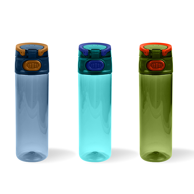 GOX Tritan Water Bottle With Autoopen Lid With Foldable Carry Loop BPA free For Fitness, Outdoor Enthusiasts