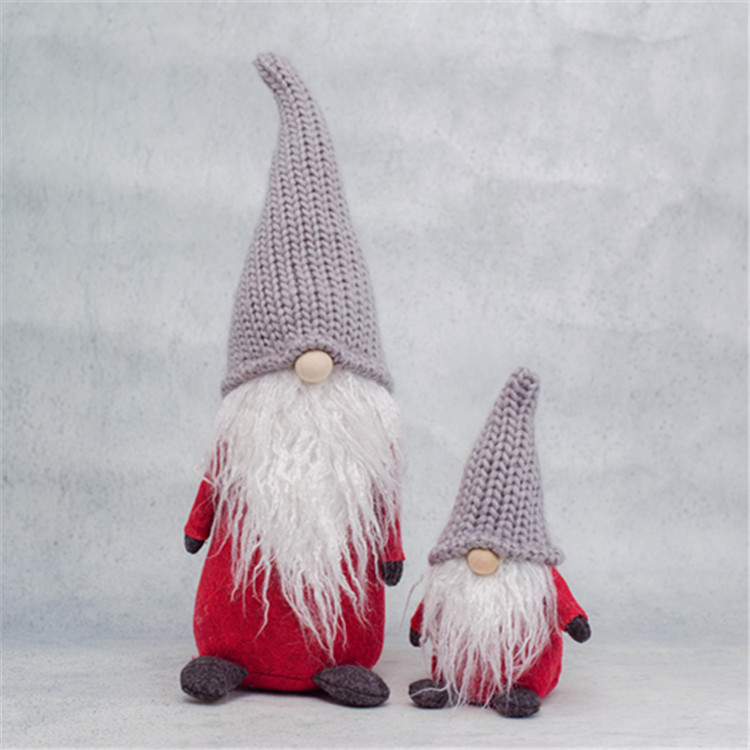 Cute Christmas gnomes white beard Christmas santa gnome dolls