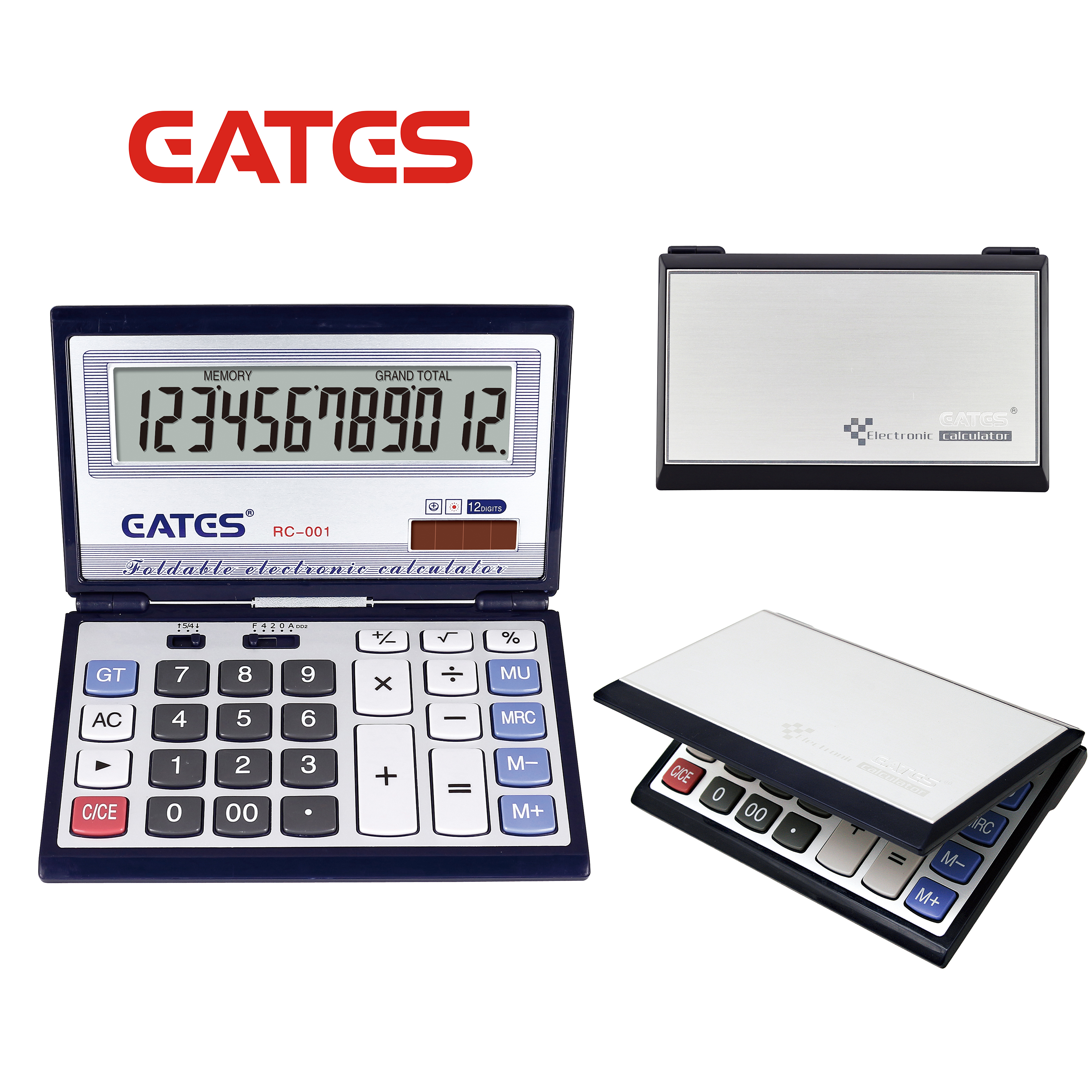 12 Digits foldable calculator