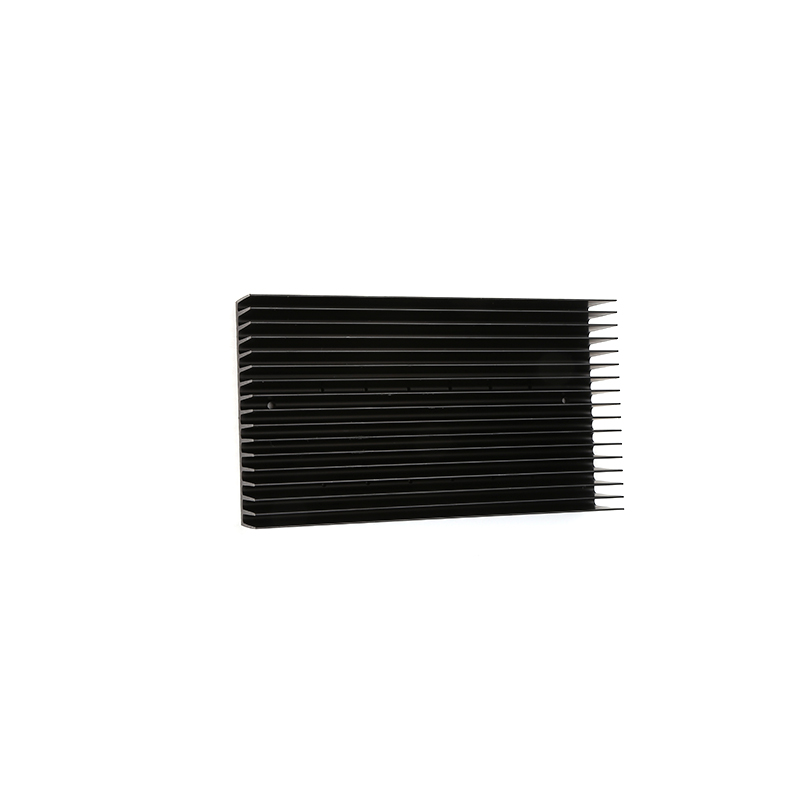 01 Black anodized aluminum extrusion profile aluminum heat sink