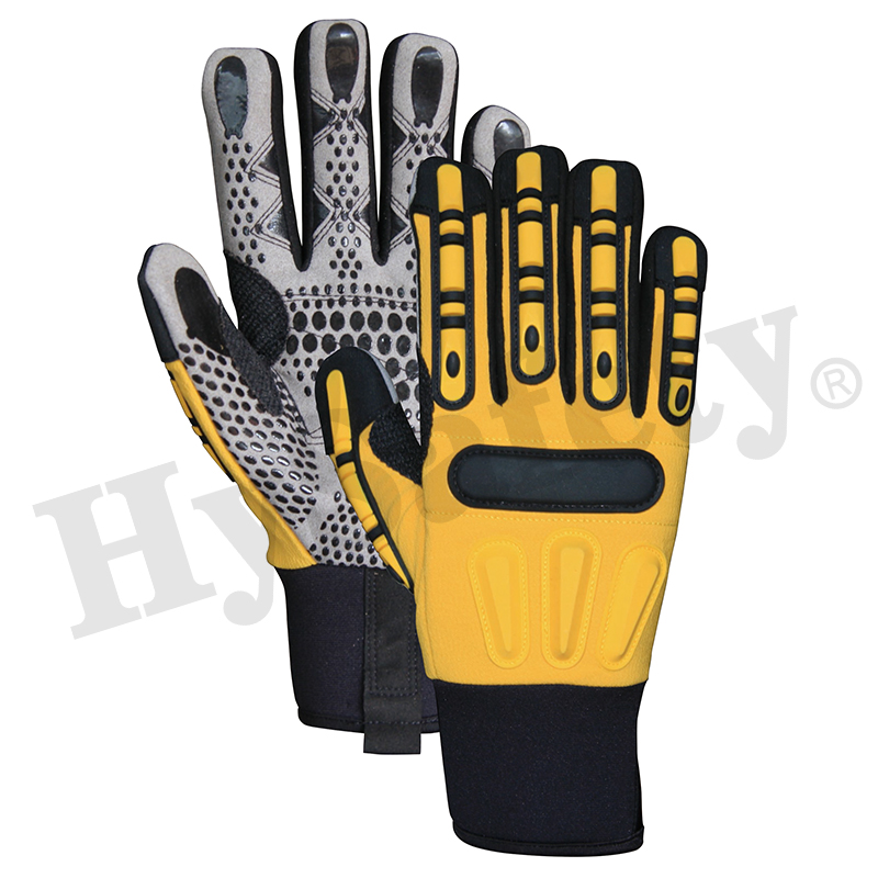 Oil Rigger gloves, oil resistant glove, Impact glove, cut resistant glove, work glove