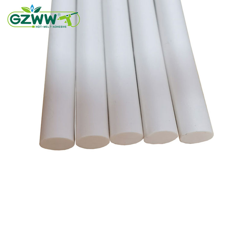 Milky white hot melt glue stick